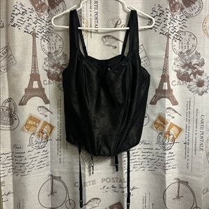 Corset top with Garter Straps